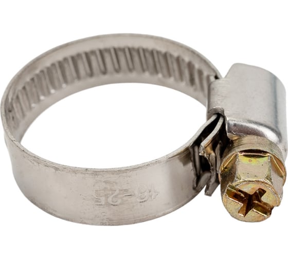 Изображение товара Червячный хомут нерж Gigant 16-25 мм/9 W2, 25 шт G/1/42