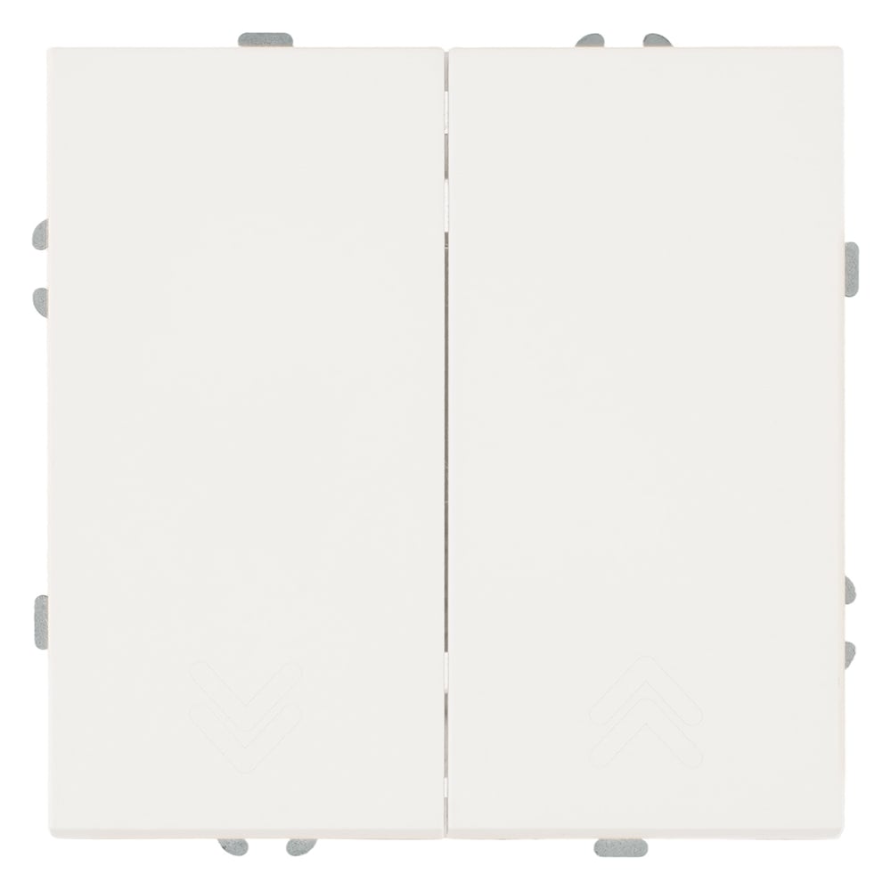 Изображение товара Выключатель 2-клавишный STEKKER Эмили самовозвратный 250В 10А белый фарфор