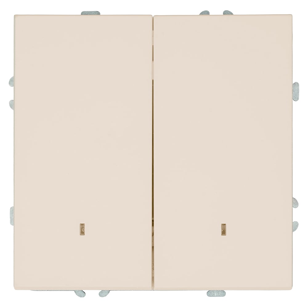 Изображение товара Выключатель 2-клавишный STEKKER серия Эмили кашемир IP20