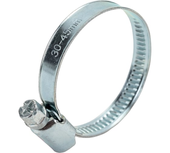 Изображение товара Червячный хомут оцинк Gigant 30-45 мм/9 W1, 25 шт G/1/32