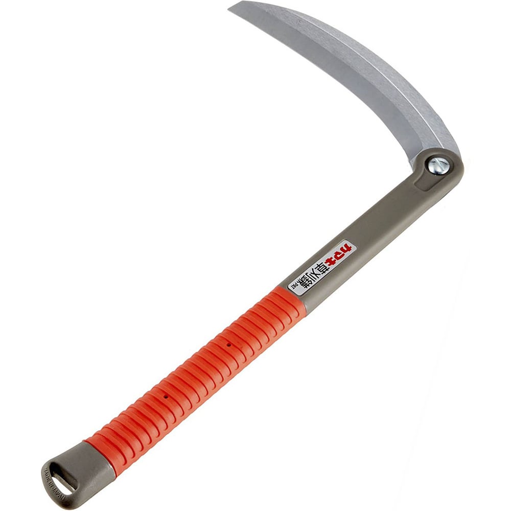 Изображение товара Японский серп Mikitool Kamaki 180 мм, прочная сталь, прорезиненная ручка