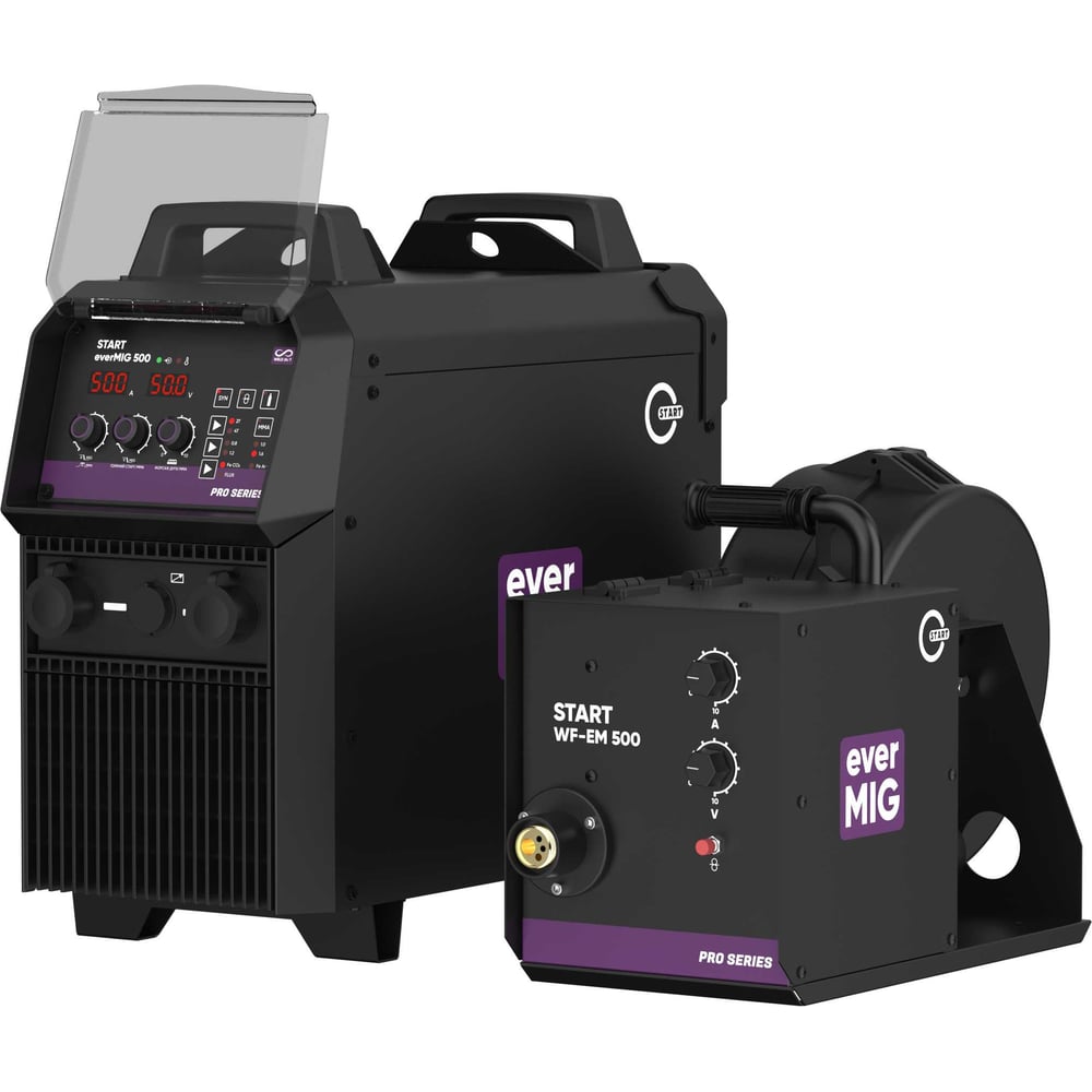Изображение товара Сварочный полуавтомат Start everMIG 500 2ST500E инверторный профессиональный