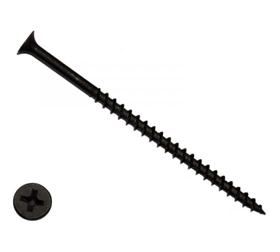 Изображение товара Саморез по дереву НАКРЕПКО оксид. 4,2х70, 250 шт. 400179