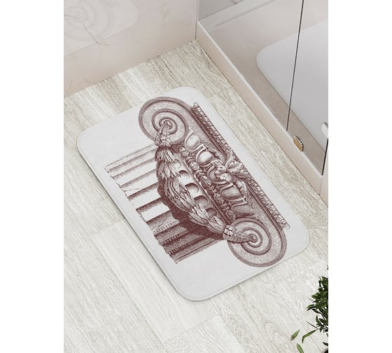 Изображение товара Коврик противоскользящий JoyArty "Элементы колонны" для ванной, сауны, бассейна, bath_29039