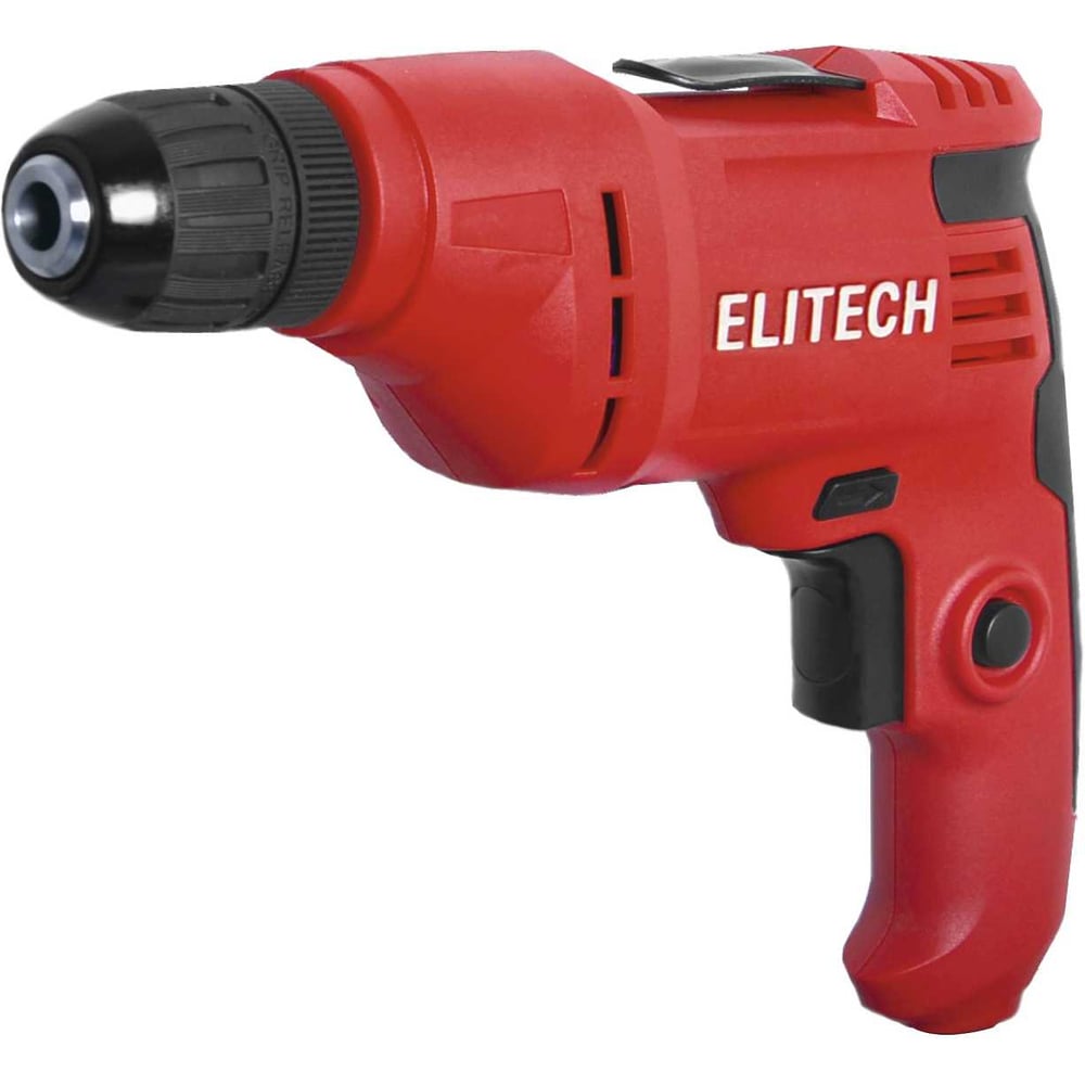 Изображение товара Дрель Elitech Д 0410РЭ безударная мощная полупрофессиональная 400 Вт