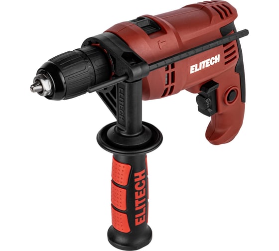 Изображение товара Дрель ударная Elitech ДУ 0713РЭ (650Вт, БЗП, 13мм, чемодан) 204498