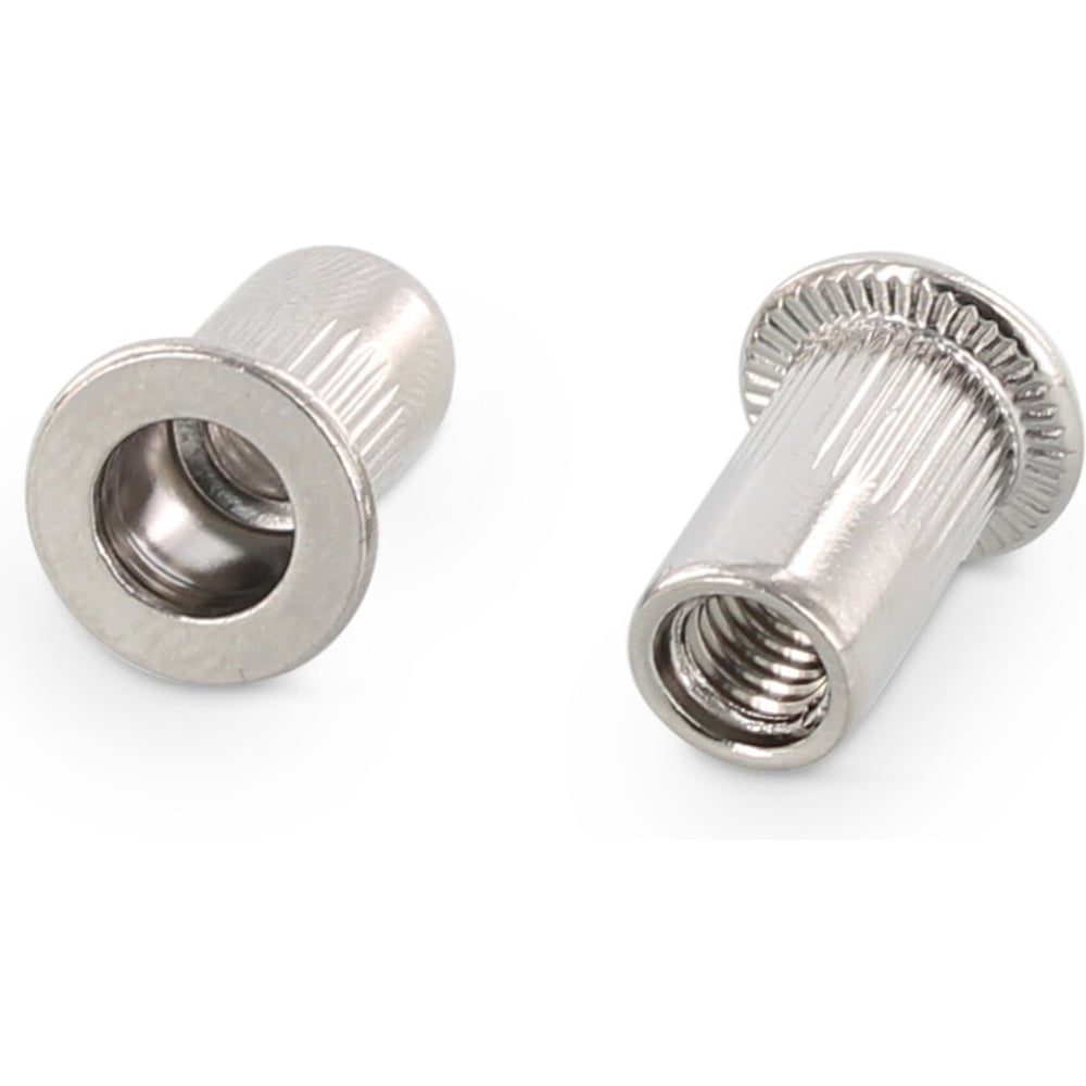 Изображение товара Резьбовая заклепка EDELFIX ART 1025 М10x22 мм А2, цилиндр. борт с насеч. нерж. 4 шт. 102521022 4