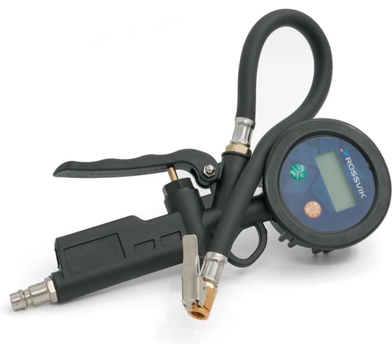 Изображение товара Пистолет накачки с цифровым манометром Rossvik 0-10бар RIG-010D