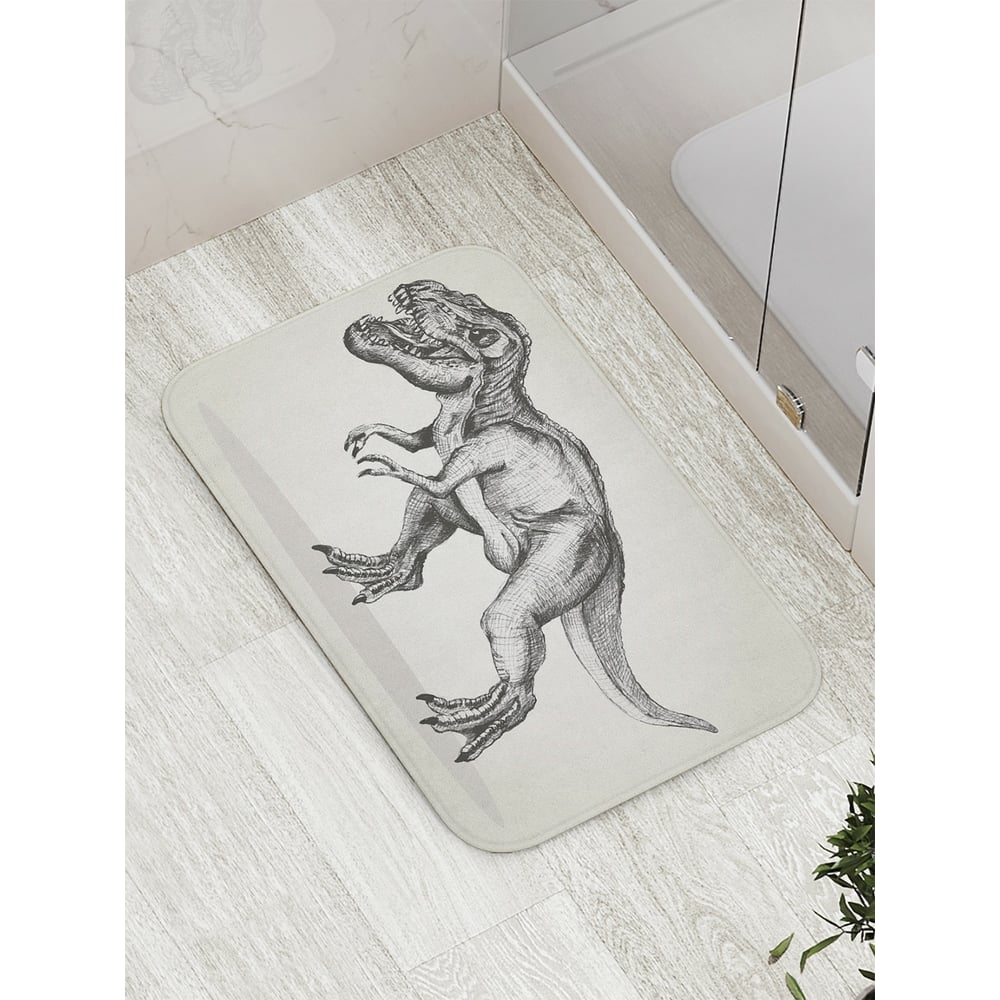 Противоскользящий коврик для ванной, сауны, бассейна JOYARTY gigwi крокодил на веревке с пищалкой