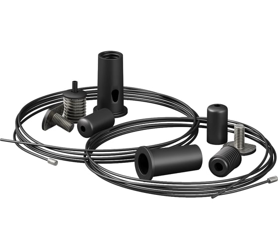 Изображение товара Тросовый подвес Maytoni чёрный, 2 м ALM-P-B-2000 642045