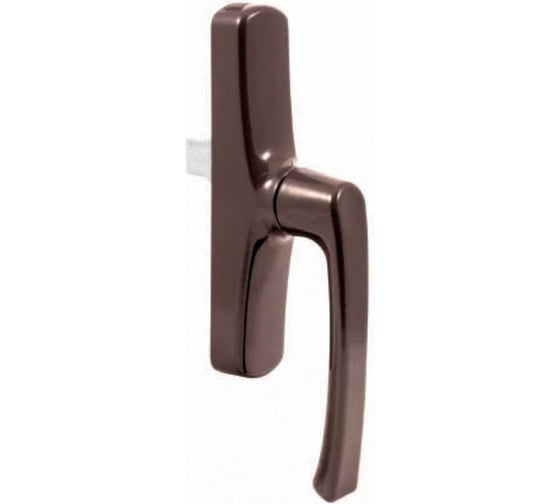 Изображение товара Ручка оконная БУЛАТ для ал.профиля с европазом, РО-02А.8017, коричн, 1 ригель (АРР-02/7CP/42) 17654
