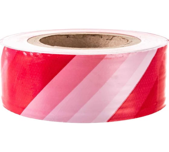 Изображение товара Лента сигнальная Monolit красно-белая, 50ммх200м, 2шт 1241