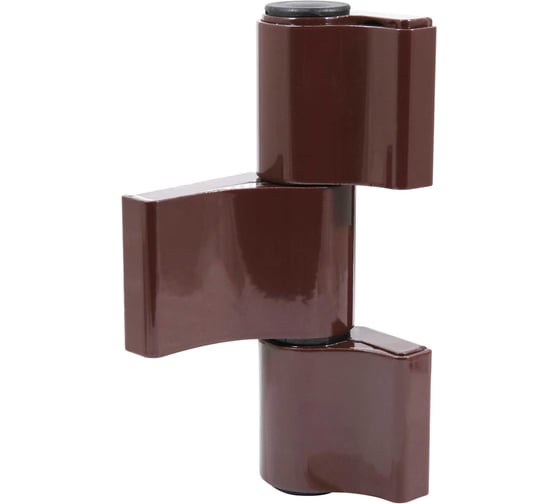 Изображение товара Петля дверная БУЛАТ для алюм. дверей, ПН-153,5х96, 8017, коричн., 1 подшип., 3-х секц. (U3-P1A) 17619