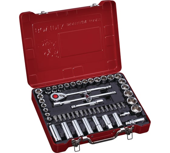 Изображение товара Набор торцевых головок и бит BOVIDIX, 1/2, 56 предметов 380105601