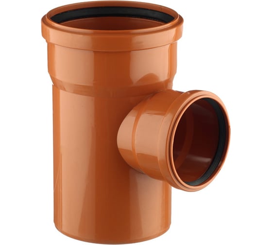 Изображение товара Канализационный тройник АТЛАС ПЛАСТ переход 90 градусов, DN 160x110, наружный SPNCT90160110