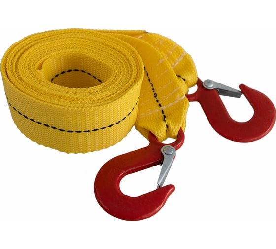 Изображение товара Буксировочный трос с 2 крюками Golden Snail 7т GS8273