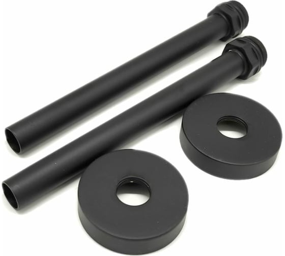 Изображение товара Комплект трубок и отражателей SR Rubinetterie 15х1,0 с наруж. резьбой 1/2х15 черный A491-1500VS15