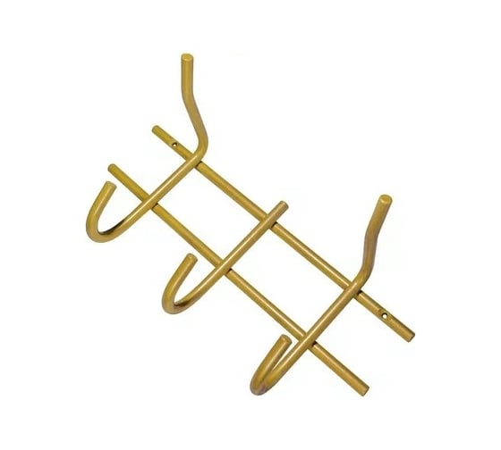 Изображение товара Настенная вешалка Трибатрон НВ-3 золотой металлик 87510