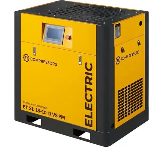 Изображение товара Винтовой компрессор без муфты с частотником и двигателем на постоянных магнитах ET 100593618