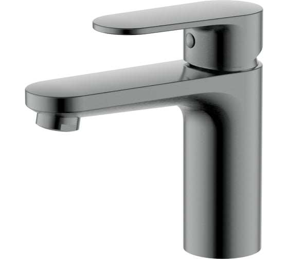 Изображение товара Смеситель для раковины AQUATEK AQ1810BGM НИКА 90 без донного клапана, оружейная сталь 00000143073