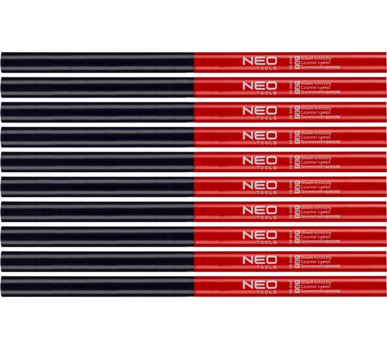 Изображение товара Технические карандаши NEO Tools красный, синий, 12 штук 13-805