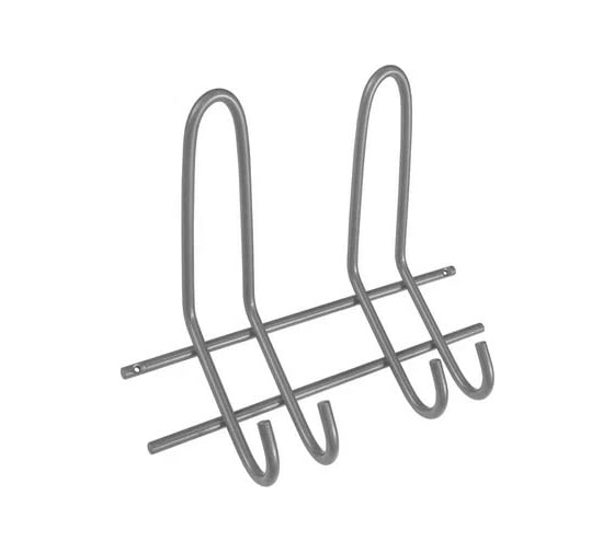 Изображение товара Настенная вешалка Трибатрон НВ-4 алюминиевый металлик 87703