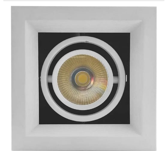 Изображение товара Светодиодный встраиваемый светильник Apeyron Грильято, 7Вт, 500Лм, 6500К, 120х120х140мм. 42-012