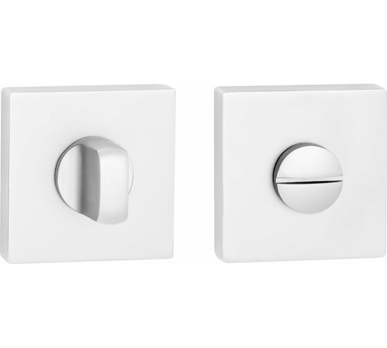 Изображение товара Квадратная завертка к ручкам Ренц супер белый INBK 03 SW