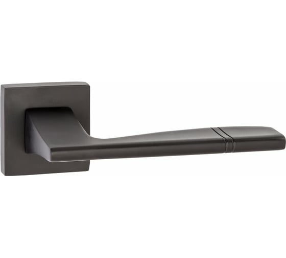 Изображение товара Дверная ручка Ренц Риволи матовый черный никель INDH 72-03 MBN