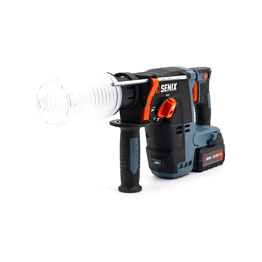 Изображение товара Перфоратор SENIX SDS-plus X2 20В 2.0 Дж 24 мм с аккумулятором и кейсом