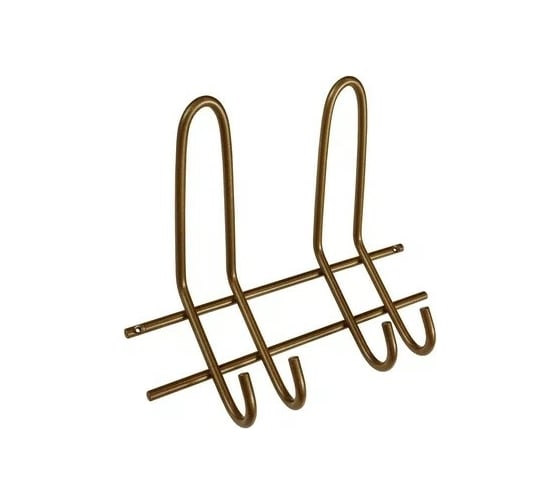 Изображение товара Настенная вешалка Трибатрон НВ-4 бронзовый металлик 87676