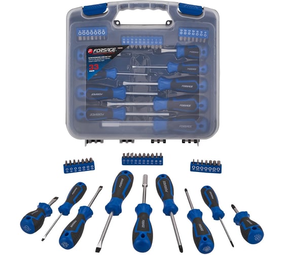 Изображение товара Отвертки в комплекте с битами Forsage набор 33 предмета F-7033С(65972)