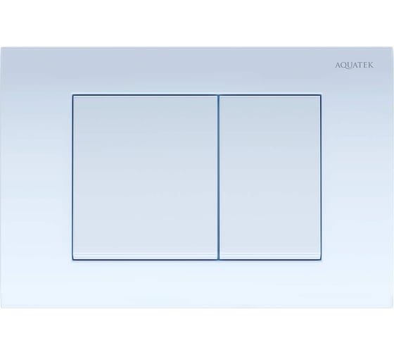 Изображение товара Панель смыва AQUATEK PNS-0000001 (001AQ) Белая для INSP-0000001 Pneumo S (клавиши квадрат) 00000144585