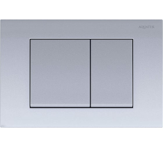 Изображение товара Панель смыва AQUATEK PNS-0000003 (001CQ) Хром матовая для INSP-0000001 Pneumo S(клавиши квадрат) 00000144594