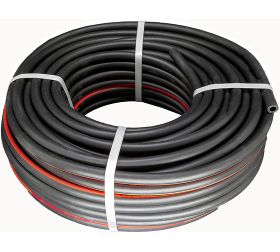 Изображение товара Рукав газовый, кислород-ацетилен TUBOFLEX 9х16 ТЭП черный с красной полосой бухта 50 м 4657780384750