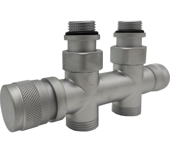 Изображение товара Узел нижнего подключения SR Rubinetterie прямой 1/2"х3/4"Е Хром матовый 0682-1500CSE0