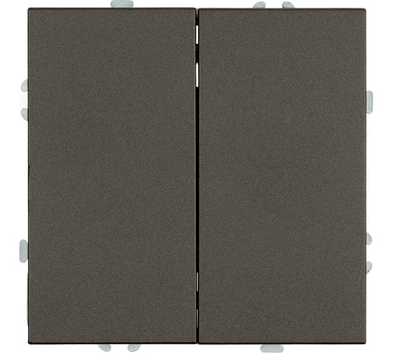 Изображение товара Переключатель 2-клавишный (механизм), 250В, 10А, серия Эмили, RSW10-51 STEKKER 49921