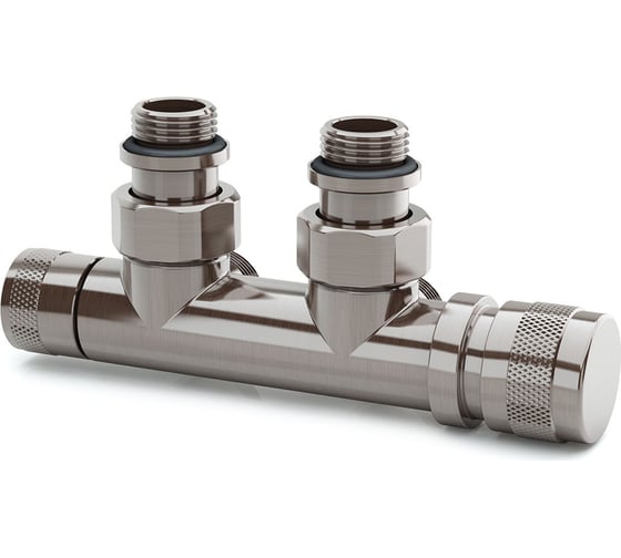 Изображение товара Узел нижнего подключения SR Rubinetterie угловой 1/2"х3/4"Е Никель матовый правый 0681-1500NSE0