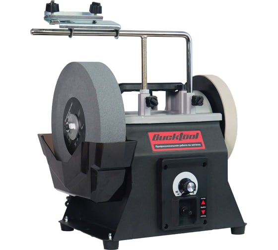 Изображение товара Заточной станок для мокрого шлифования с регулировкой скорости Bucktool SCM8103