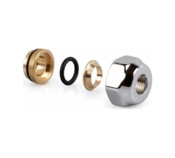 Изображение товара Резьбовое соединение для медной трубы SR Rubinetterie 15x3/4”E, цвет хром E481-2000C0E0