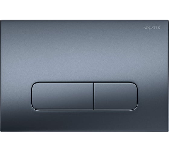 Изображение товара Панель смыва AQUATEK PNS-0000009 (002C-1Q) Оружейная сталь матовая для INSP-0000001 Pneumo S (клавиши прямоугольная) 00000144592