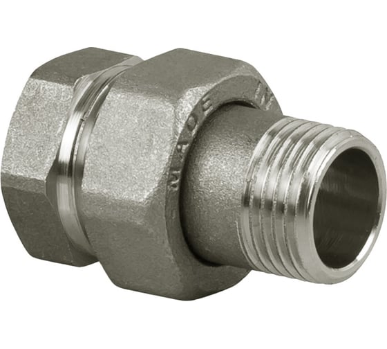 Изображение товара Прямой соединитель SR Rubinetterie никелированный "Американка" 1 1/4" 0186-3200N000