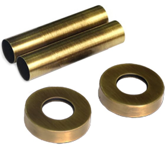 Изображение товара Комплект декоративных трубок SR Rubinetterie 70хD 18-20-1/2" цвет бронза 0491-1500Z070