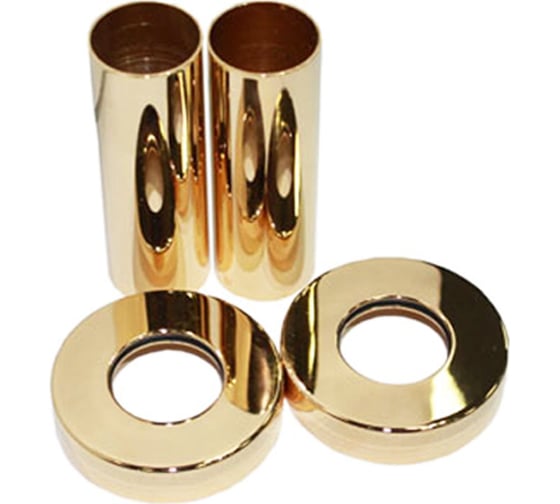 Изображение товара Комплект декоративных трубок SR Rubinetterie 70хD 18-20-1/2" цвет золото 0491-1500D070