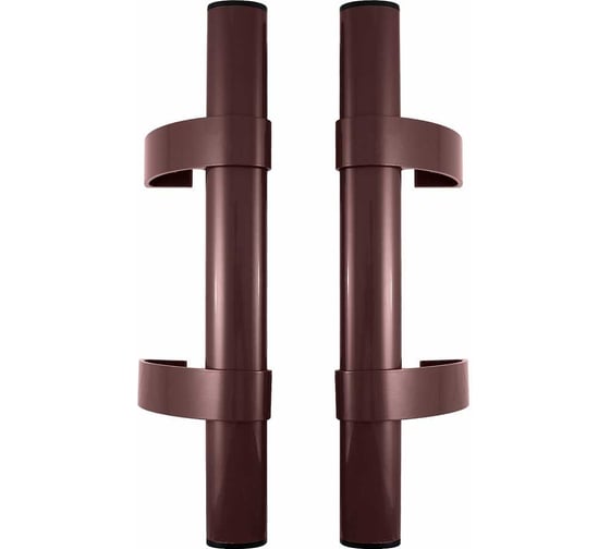 Изображение товара Ручка скоба БУЛАТ для аллюм. и ПВХ дверей, РС-03.500.8017, коричневый, регулируемая (АРД-03) 17647