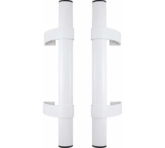 Изображение товара Ручка скоба БУЛАТ для аллюм. и ПВХ дверей, РС-03.345.9016, белый, регулируемая (АРД-03) 17634