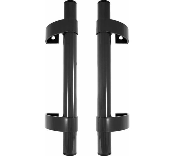 Изображение товара Ручка скоба БУЛАТ для алюм. и ПВХ дверей, РС-02.345.9005, черный, регулируемая (АРД-02) 17624