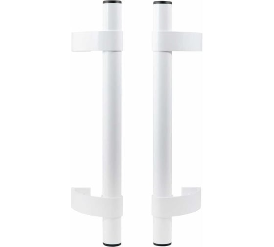 Изображение товара Ручка скоба БУЛАТ для алюм. и ПВХ дверей, РС-02.400.9016, белый, регулируемая (АРД-02) 17614