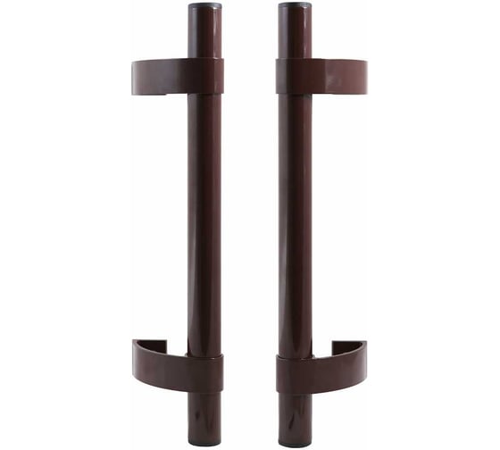 Изображение товара Ручка скоба БУЛАТ для алюм. и ПВХ дверей, РС-02.400.8017, коричневый, регулируемая (АРД-02) 17627