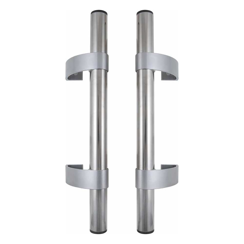 Изображение товара Ручка скоба БУЛАТ для алюминиевых и ПВХ дверей РС-02.400.INOX, нержавеющая сталь 304